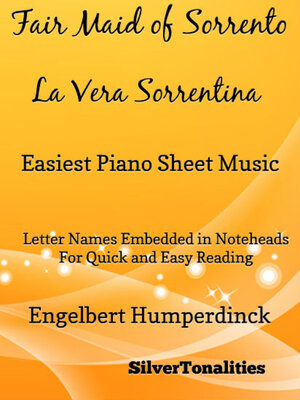 cover image of Fair maid of sorrento easiest piano